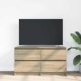 Mueble de TV madera de ingeniería roble Sonoma 100x35x54 cm en Muebles TV | Comprar online en Foru.es