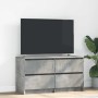 Mueble de TV madera de ingeniería gris hormigón 100x35x54 cm en Muebles TV | Comprar online en Foru.es
