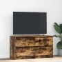 Mueble de TV madera de ingeniería roble ahumado 100x35x54 cm en Muebles TV | Comprar online en Foru.es