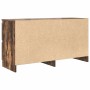 Mueble de TV madera de ingeniería roble ahumado 100x35x54 cm en Muebles TV | Comprar online en Foru.es