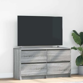 Mueble de TV madera contrachapada gris Sonoma 100x35x54 cm en Muebles TV | Comprar online en Foru.es