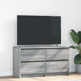 Mueble de TV madera contrachapada gris Sonoma 100x35x54 cm en Muebles TV | Comprar online en Foru.es