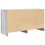 Mueble de TV madera contrachapada gris Sonoma 100x35x54 cm en Muebles TV | Comprar online en Foru.es