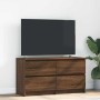 Mueble para TV madera contrachapada marrón roble 100x35x54 cm en Muebles TV | Comprar online en Foru.es