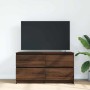 Mueble para TV madera contrachapada marrón roble 100x35x54 cm en Muebles TV | Comprar online en Foru.es