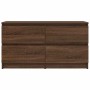 Mueble para TV madera contrachapada marrón roble 100x35x54 cm en Muebles TV | Comprar online en Foru.es
