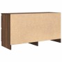 Mueble para TV madera contrachapada marrón roble 100x35x54 cm en Muebles TV | Comprar online en Foru.es