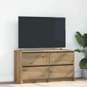 Mueble para TV madera de ingeniería roble artisan 100x35x54 cm en Muebles TV | Comprar online en Foru.es