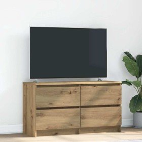 Mueble para TV madera de ingeniería roble artisan 100x35x54 cm en Muebles TV | Comprar online en Foru.es
