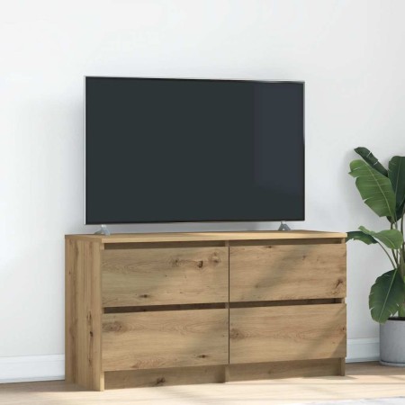 Mueble para TV madera de ingeniería roble artisan 100x35x54 cm en Muebles TV | Comprar online en Foru.es