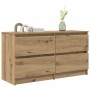 Mueble para TV madera de ingeniería roble artisan 100x35x54 cm en Muebles TV | Comprar online en Foru.es