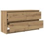 Mueble para TV madera de ingeniería roble artisan 100x35x54 cm en Muebles TV | Comprar online en Foru.es