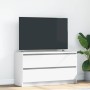 Mueble para TV madera contrachapada blanco 100x35x54 cm en Muebles TV | Comprar online en Foru.es
