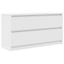 Mueble para TV madera contrachapada blanco 100x35x54 cm en Muebles TV | Comprar online en Foru.es