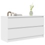 Mueble para TV madera contrachapada blanco 100x35x54 cm en Muebles TV | Comprar online en Foru.es