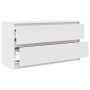 Mueble para TV madera contrachapada blanco 100x35x54 cm en Muebles TV | Comprar online en Foru.es