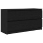 Mueble para TV madera contrachapada negro 100x35x54 cm en Muebles TV | Comprar online en Foru.es