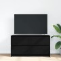 Mueble para TV madera contrachapada negro 100x35x54 cm en Muebles TV | Comprar online en Foru.es