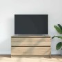 Mueble de TV madera de ingeniería roble Sonoma 100x35x54 cm en Muebles TV | Comprar online en Foru.es