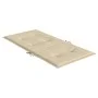 Cojín de silla de jardín respaldo bajo 6 uds tela Oxford beige de vidaXL, Cojines para sillas y sofás - Ref: Foro24-314134, P...