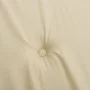 Cojín de silla de jardín respaldo bajo 6 uds tela Oxford beige de vidaXL, Cojines para sillas y sofás - Ref: Foro24-314134, P...