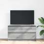 Mueble de TV madera contrachapada gris Sonoma 100x35x54 cm en Muebles TV | Comprar online en Foru.es