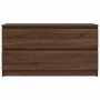 Mueble para TV madera contrachapada marrón roble 100x35x54 cm en Muebles TV | Comprar online en Foru.es
