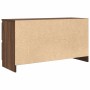 Mueble para TV madera contrachapada marrón roble 100x35x54 cm en Muebles TV | Comprar online en Foru.es