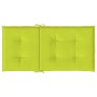 Cojín silla jardín respaldo bajo 4 uds tela Oxford verde claro de vidaXL, Cojines para sillas y sofás - Ref: Foro24-314147, P...
