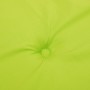 Cojín silla jardín respaldo bajo 4 uds tela Oxford verde claro de vidaXL, Cojines para sillas y sofás - Ref: Foro24-314147, P...