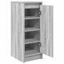 Zapatero gris Sonoma 29,5x34x76 cm madera de ingeniería en Zapateros y organizadores de calzado | Comprar online en Foru.es