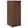 Zapatero de madera de roble marrón 29,5x34x76 cm en Zapateros y organizadores de calzado | Comprar online en Foru.es