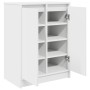Zapatero blanco 57x34x76 cm madera de ingeniería en Zapateros y organizadores de calzado | Comprar online en Foru.es