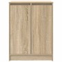 Zapatero roble Sonoma 57x34x76 cm Madera de ingeniería en Zapateros y organizadores de calzado | Comprar online en Foru.es