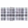 Cojín silla de jardín respaldo bajo 4 uds tela a cuadros gris de vidaXL, Cojines para sillas y sofás - Ref: Foro24-314156, Pr...
