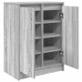 Zapatero gris Sonoma 57x34x76 cm madera de ingeniería en Zapateros y organizadores de calzado | Comprar online en Foru.es