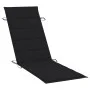 Cojín de tumbona de tela Oxford negro 186x58x3 cm de vidaXL, Cojines para sillas y sofás - Ref: Foro24-314165, Precio: 41,04 ...