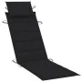 Cojín de tumbona de tela Oxford negro 186x58x3 cm de vidaXL, Cojines para sillas y sofás - Ref: Foro24-314165, Precio: 41,04 ...
