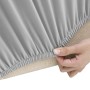 Funda elástica para sillón de 4 plazas poliéster jersey gris de vidaXL, Fundas - Ref: Foro24-332943, Precio: 29,55 €, Descuen...