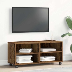 Gabinete de TV Marrón 90 x 35 x 40.5 cm Madera contrachapada en Muebles TV | Comprar online en Foru.es