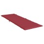 Cojín de tumbona de tela Oxford rojo tinto 186x58x3 cm de vidaXL, Cojines para sillas y sofás - Ref: Foro24-314167, Precio: 4...