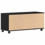Gabinete de TV Negro 90 x 35 x 40.5 cm Madera contrachapada en Muebles TV | Comprar online en Foru.es