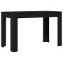 Mesa de comedor de madera ingeniería roble negro 120x60x76 cm en Mesas de comedor | Comprar online en Foru.es