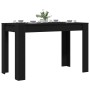 Mesa de comedor de madera ingeniería roble negro 120x60x76 cm en Mesas de comedor | Comprar online en Foru.es