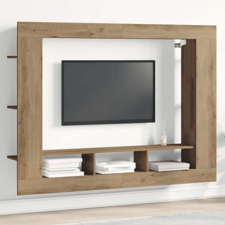 Gabinete de TV Roble artisan 152 x 22 x 113 cm en Muebles TV | Comprar online en Foru.es