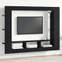 Gabinete de TV Roble negro 152 x 22 x 113 cm en Muebles TV | Comprar online en Foru.es