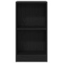 Estantería de madera de roble negro 40x24x76 cm en Librerías y estanterías | Comprar online en Foru.es