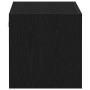 Armario de pared de madera ingeniería roble negro 80x39x40 cm en Estanterías | Comprar online en Foru.es
