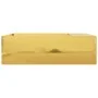 Lavabo con rebosadero 49x25x15 cm cerámica dorado de vidaXL, Lavabos - Ref: Foro24-143492, Precio: 83,72 €, Descuento: %
