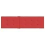 Cojín para tumbona rojo (75+105)x50x4 cm de vidaXL, Cojines para sillas y sofás - Ref: Foro24-314179, Precio: 26,75 €, Descue...
